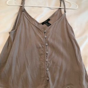 Forever 21 Crop Top with buttons